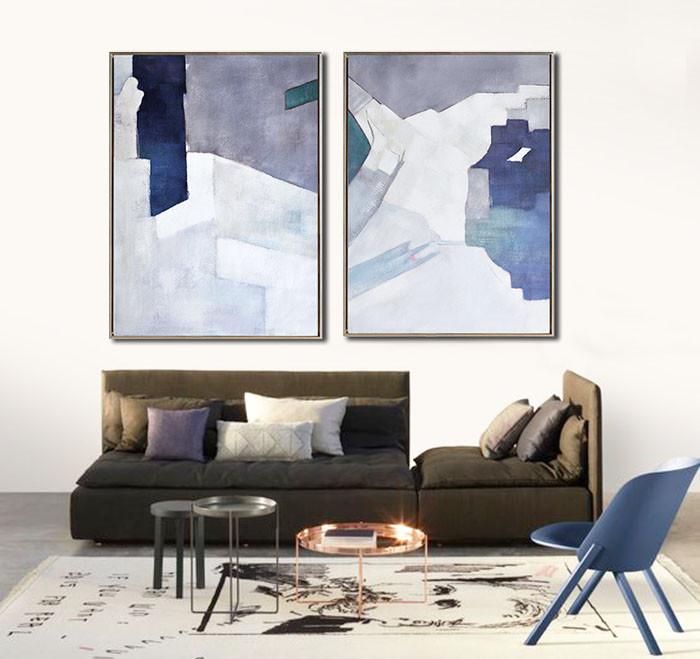 Set of 2 Contemporary Art #S105 - Click Image to Close